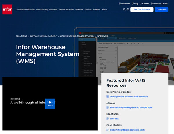 Infor Warehouse Management System (WMS)