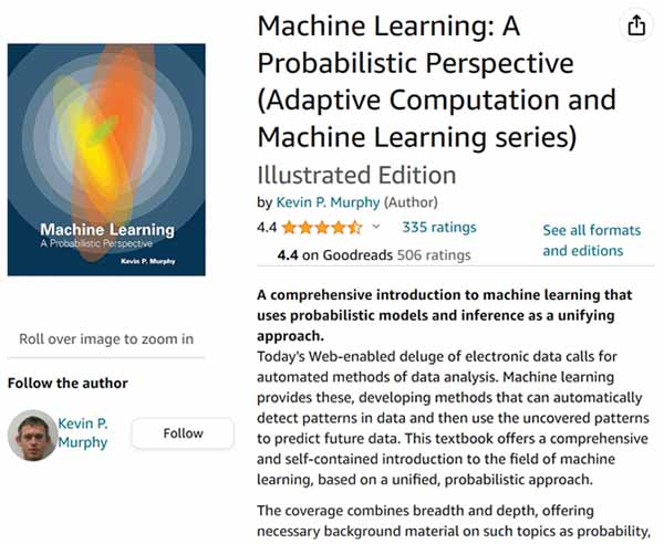 Machine Learning - A Probabilistic Perspective (Adaptive Computation and Machine Learning series)