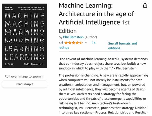 Machine Learning - Architecture in the age of Artificial Intelligence