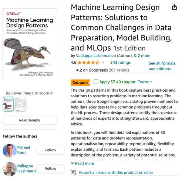 Machine Learning Design Patterns - Solutions to Common Challenges in Data Preparation, Model Building, and MLOps