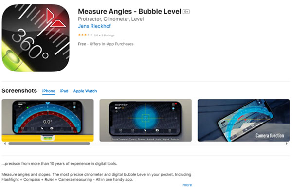 Measure Angles - Bubble Level