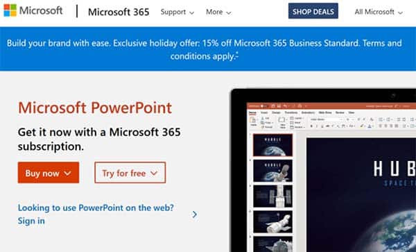 Microsoft PowerPoint