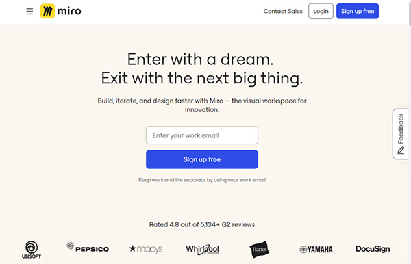 Miro - All-in-One App for Online Brainstorming