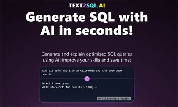 Text2SQL AI