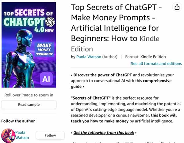Top Secrets of ChatGPT - Make Money Prompts - Artificial Intelligence for Beginners - How to