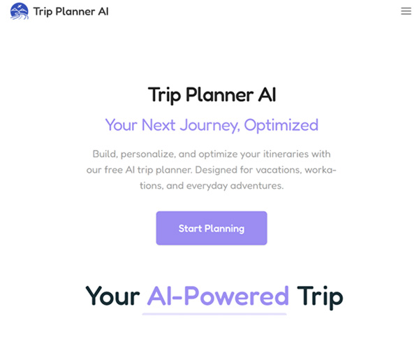Trip Planner by Build AI