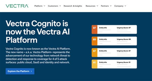 Vectra Cognito