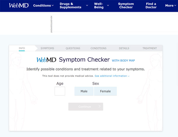 WebMD Symptom Checker