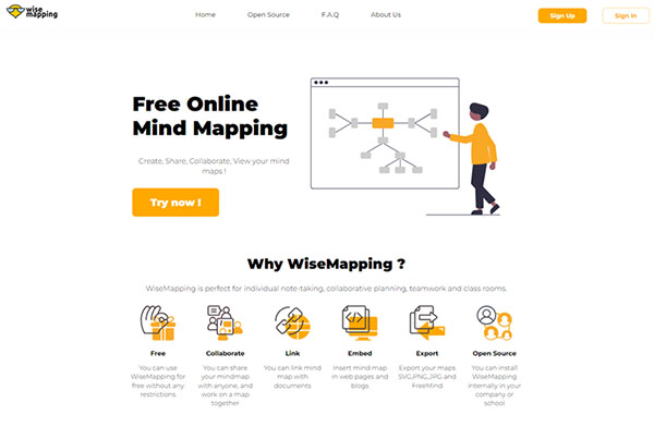 WiseMapping - A Free Brainstorming Tool for Individuals and Businesses