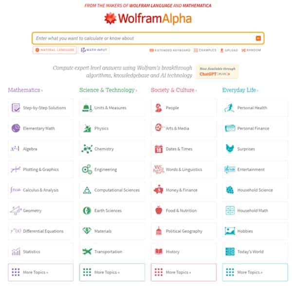 Wolfram Alpha