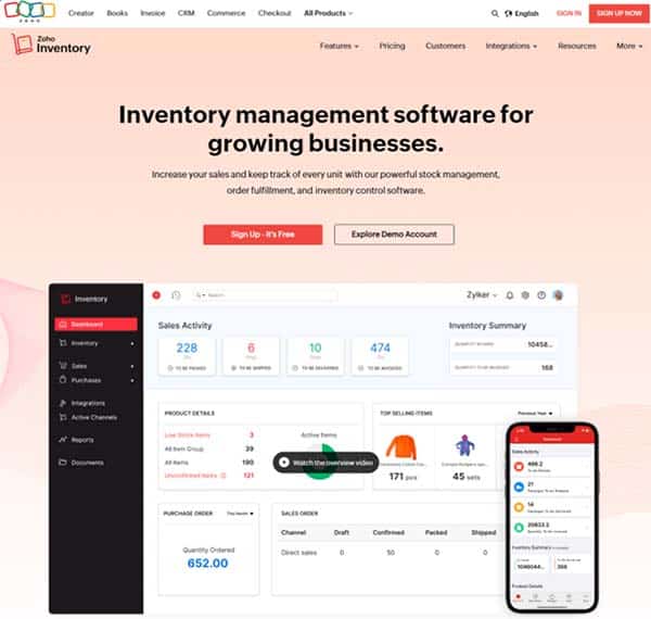 Zoho Inventory