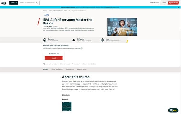 AI Foundations for Everyone od IBM