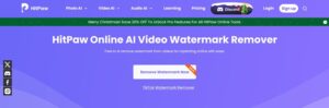 Hitpaw Online AI Video Watermark Remover Review : Features, Pricing Plans & Cons
