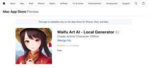 Waifu Art AI - ローカルジェネレーターのレビュー: 機能、料金プラン、短所