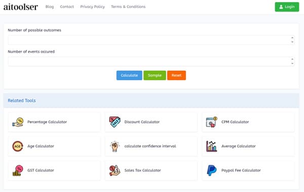 AIToolser Probability Calculator