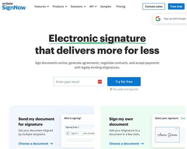 AirSlate SignNow