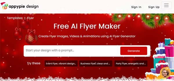 Appy Pie Free AI Flyer Maker