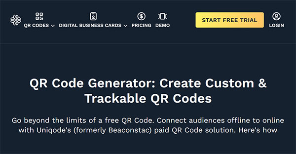 Beaconstac’s Free QR Code Creator
