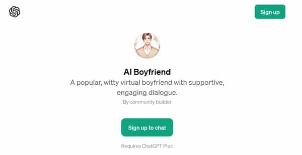 ChatGPT AI Boyfriend