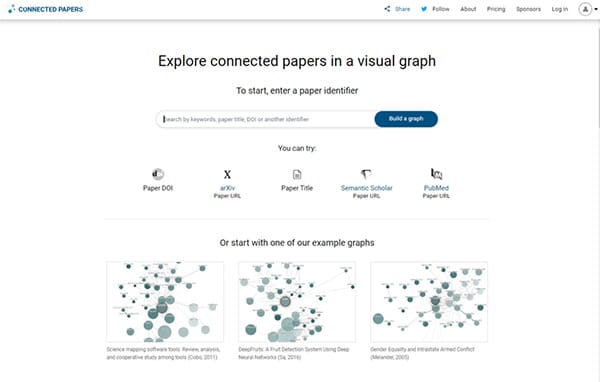 Connectedpapers - Explore Academic Papers in a Visual Graph