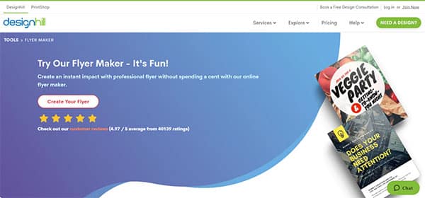 Designhill Free AI Flyer Maker