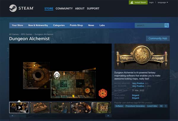 Dungeon Alchemist App