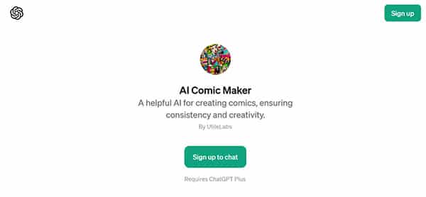 GPT AI Comic Maker