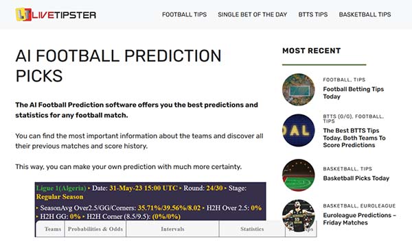 Pronostiqueur en direct