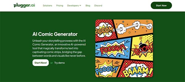 Plugger AI Comic Generator