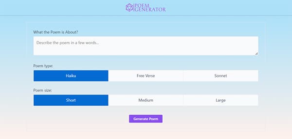 Poem Generator