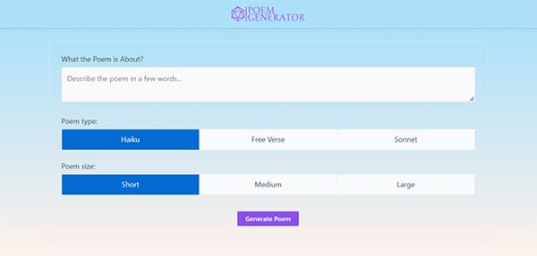 Poem Generator