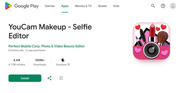 YouCam Makeup Selfie Editor