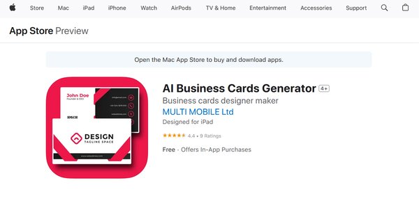 AI Business Cards Generator