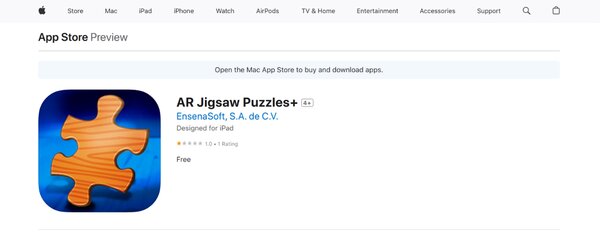 AR Jigsaw Puzzles+