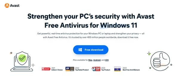 Avast Windows 11