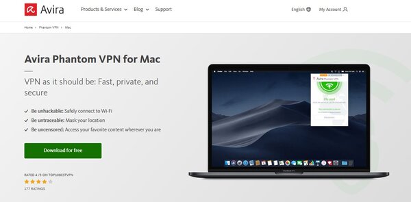 Avira VPN for Mac