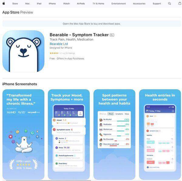 Bearable Symptom Tracker