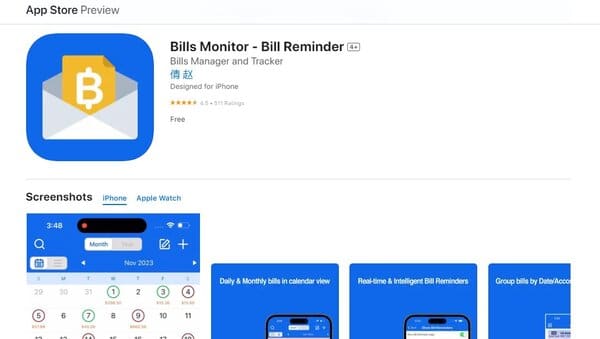 Bills Monitor