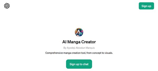 ChatGPT AI Manga Generator