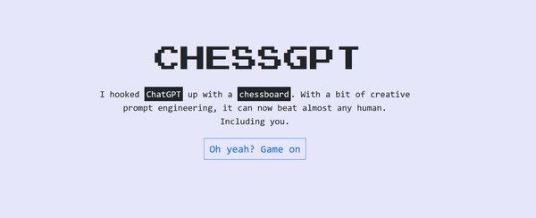 ChessGPT AI