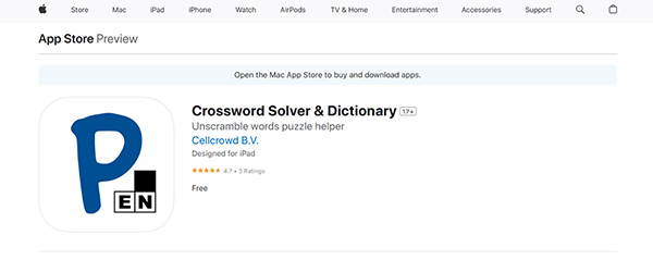 Crossword Solver & Dictionary