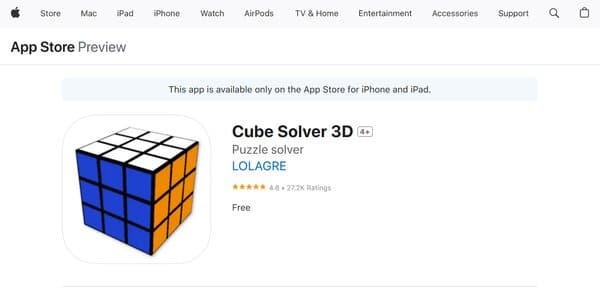 Cube Solver 3D