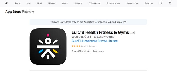 Cult.fit Health Fitness & Gyms