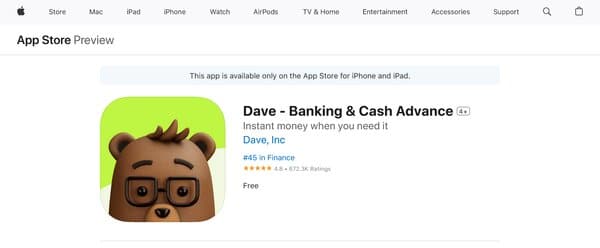Dave Banking & Cash Advance