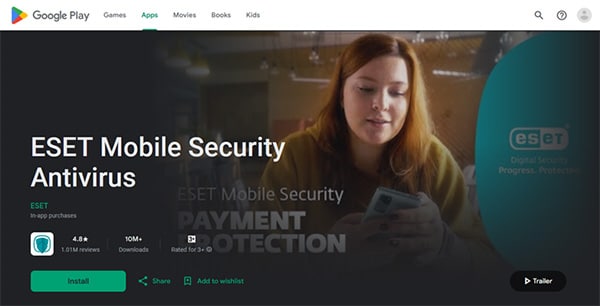 ESET Mobile Security Antivirus