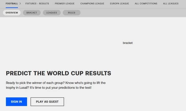 Eurosport AI World Cup Predictor