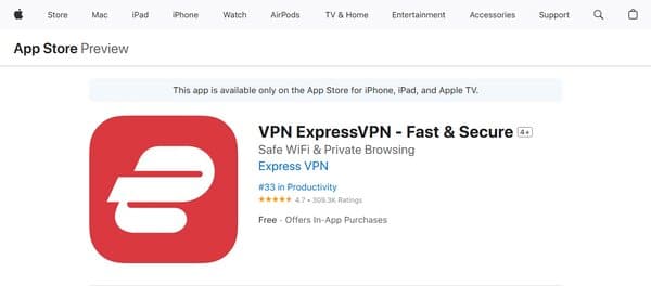 ExpressVPN For iPhone