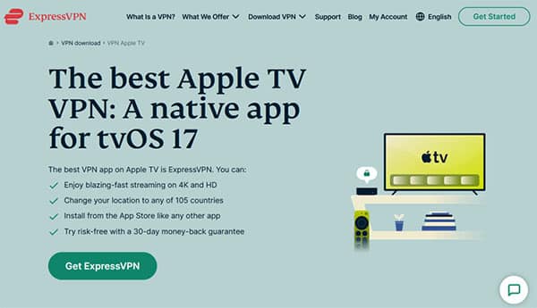 ExpressVPN for Apple TV