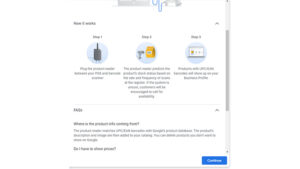 Google Business Profiles: Add Products With Barcode Scanner