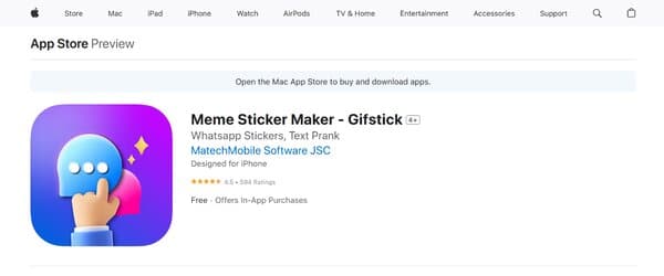 Gifstick Meme Sticker Generator